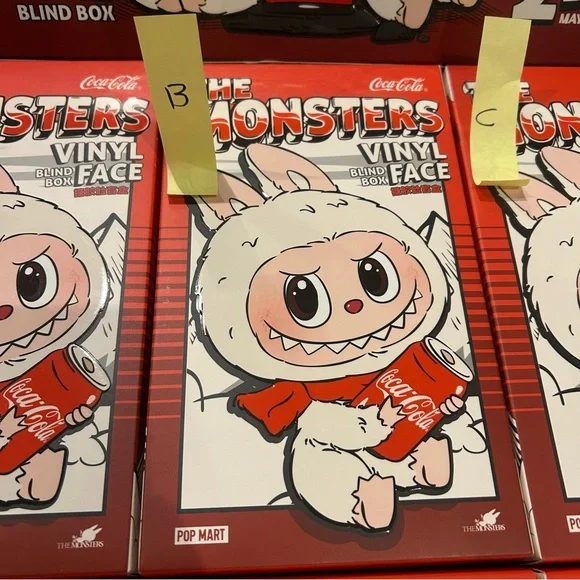 Pop Mart Labubu Coca-Cola The Monsters Vinyl Face Blind Box not opened Brand New - Picture 7 of 16